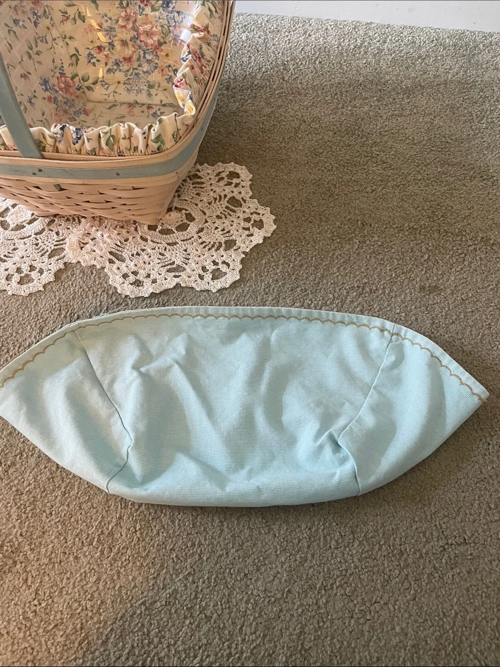 Longaberger 2003 Large Whitewashed Easter Basket